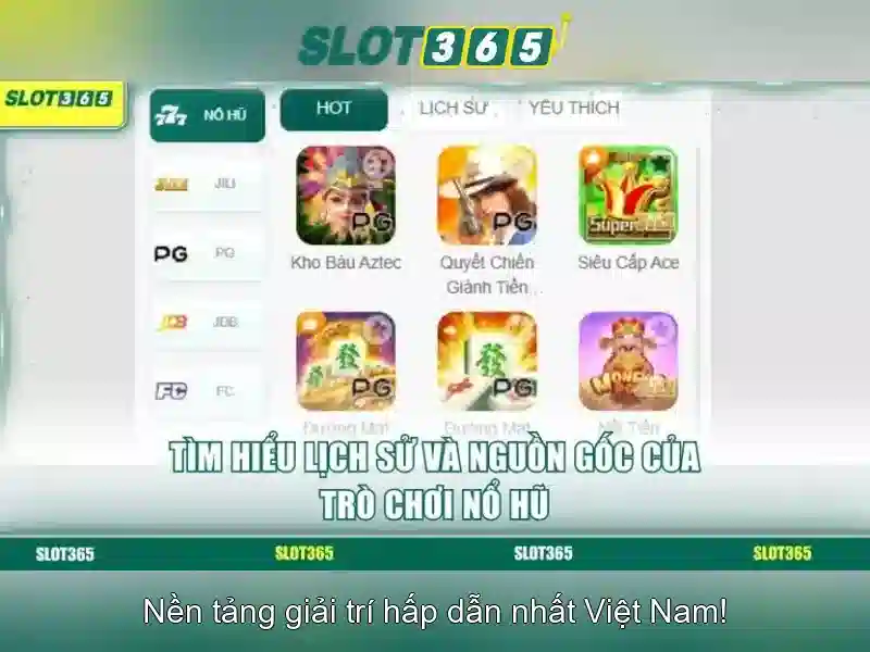 slot365: Trải nghiệm casino trực tuyến hàng đầu cho người chơi máy xèng Giao diện nhà cái hoàn hảo